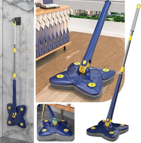 "360° Rotatable Adjustable Mop for Effortless Cleaning"