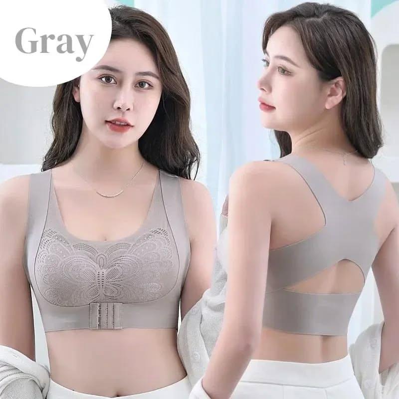 "Seamless Corrective Posture Bra – 2-in-1 Support & Comfort"